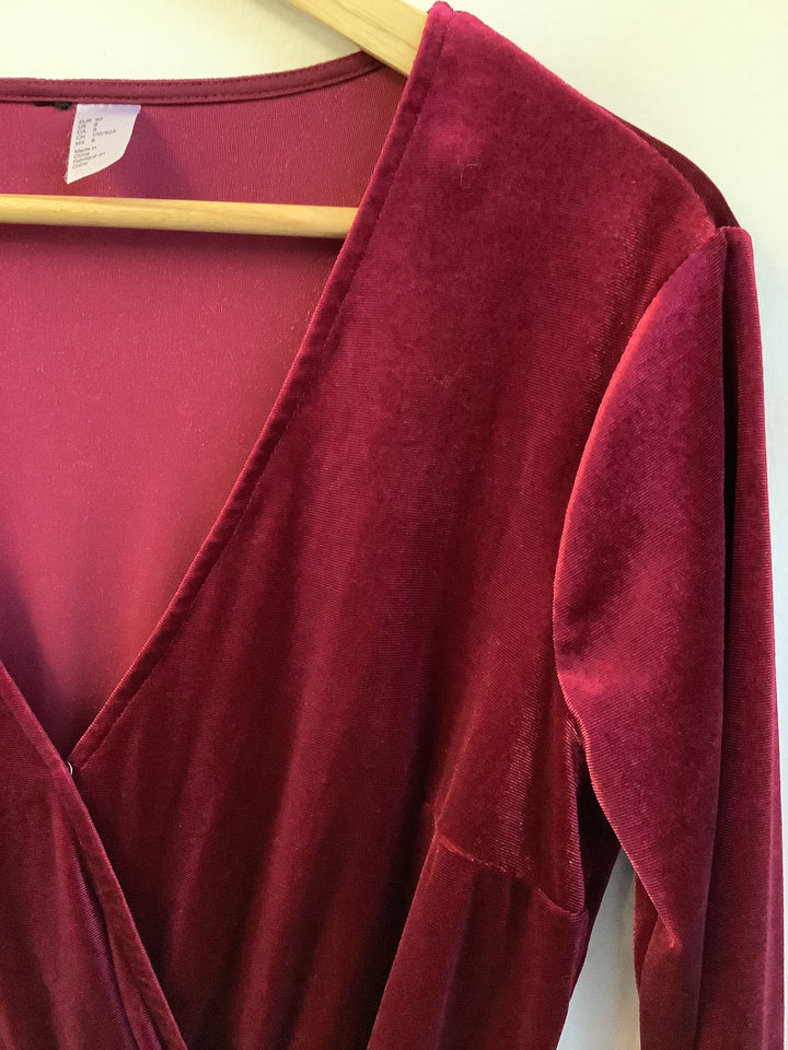 Vintage Red Velvet Holiday Dress