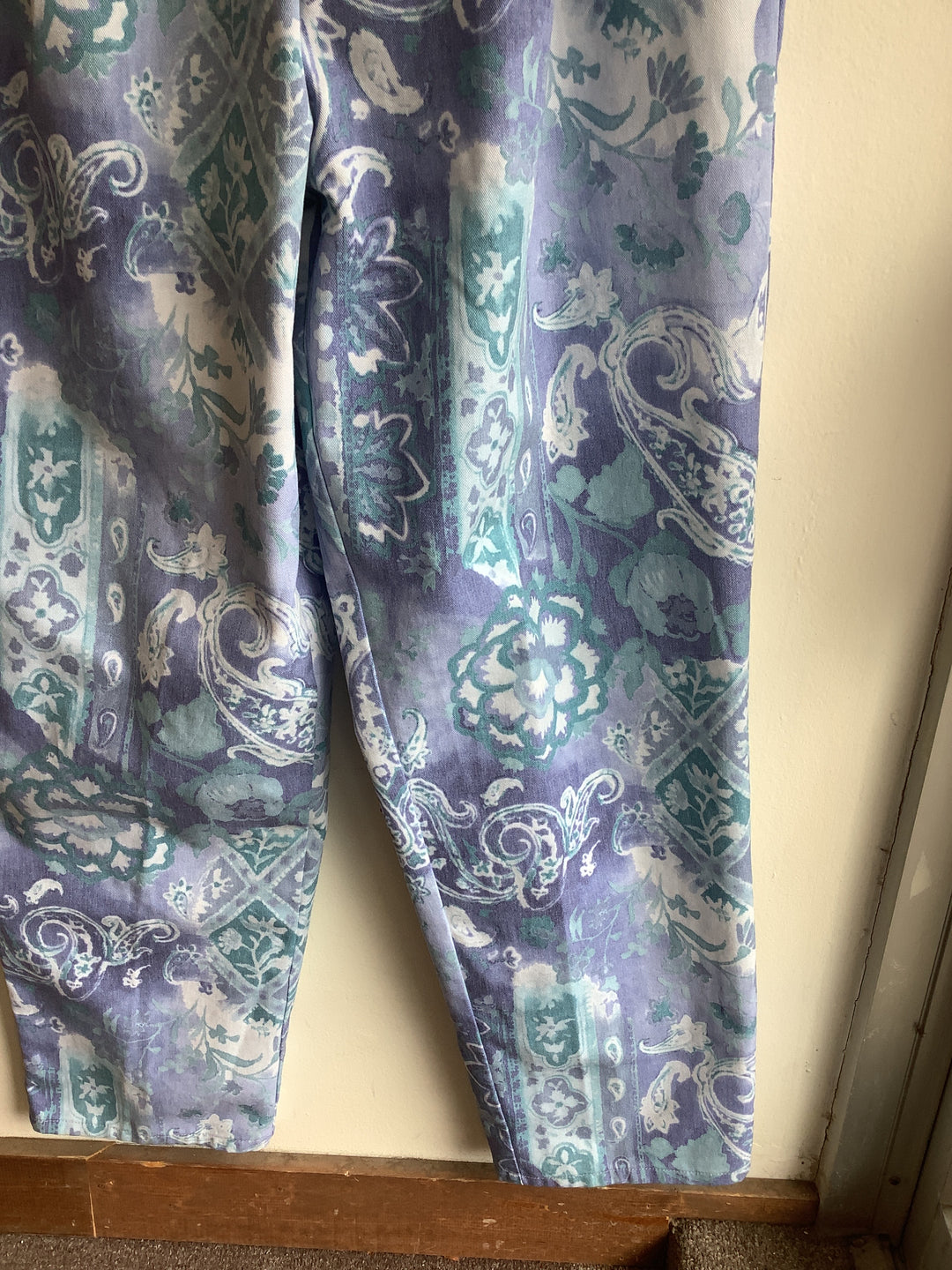 Vintage Lavender Paisley Pants