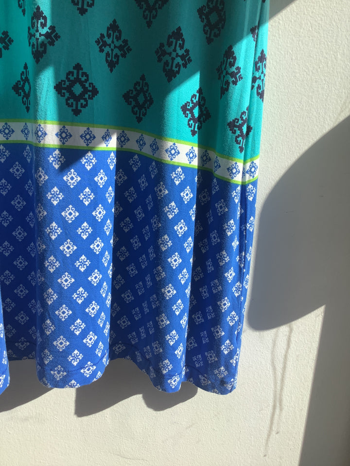 Hatley Turquoise Patterned Summer Dress