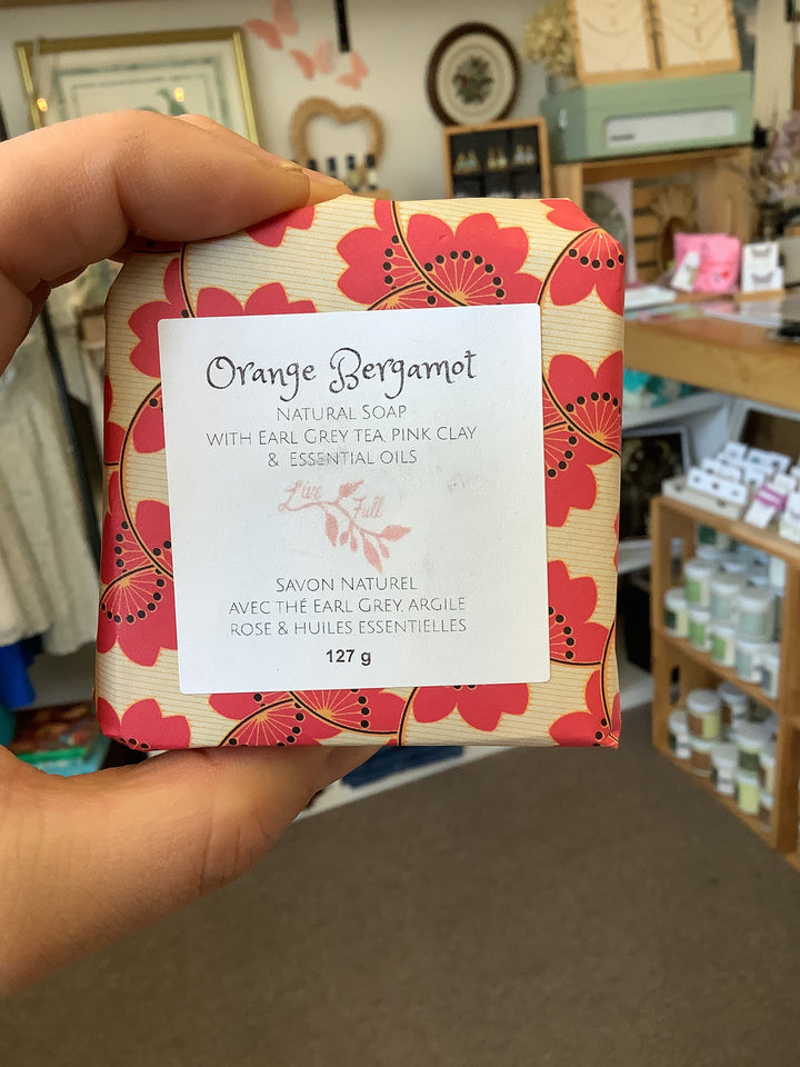 Orange Bergamot Soap- Live Full (Nelson, BC)