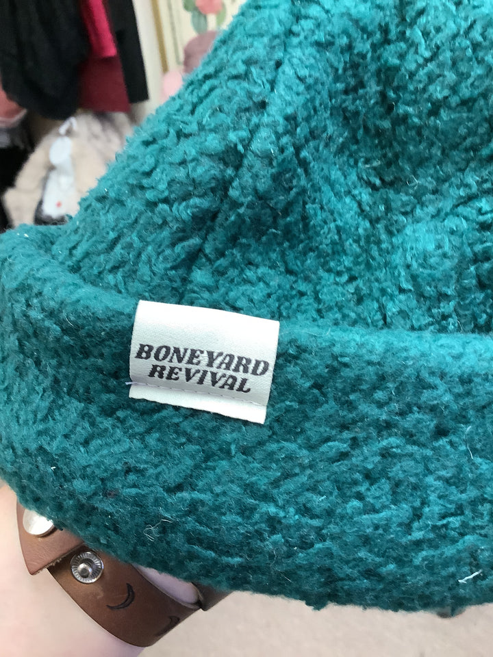 Boneyard Revival Green Fleece Toque
