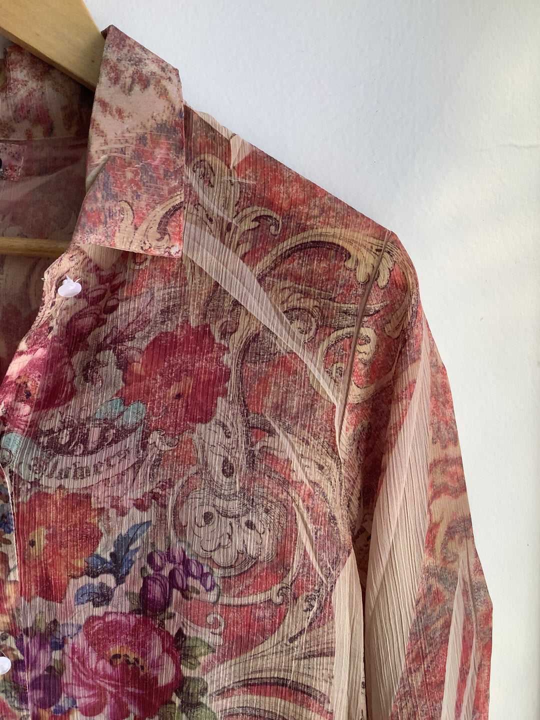 Romantic Sheer Button-Up