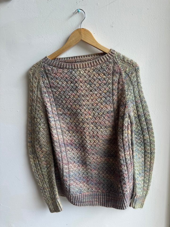 Debbie Svensson Hand Knit Jamestown Wool &amp; Mohair Sweater