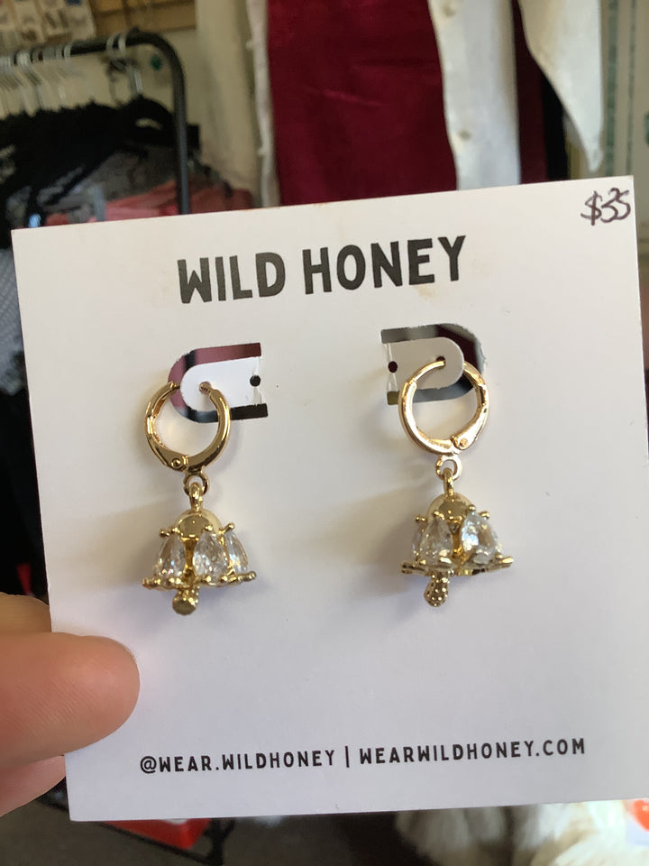 Wild Honey Sunbeam Floral Dangle Earrings
