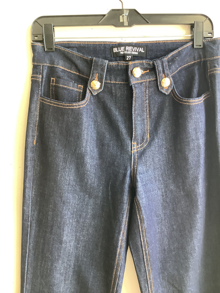 Blue Revival Dark Wash Flare Jeans