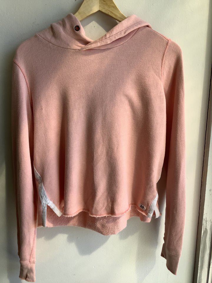 Blush Ease Cropped Hoodie