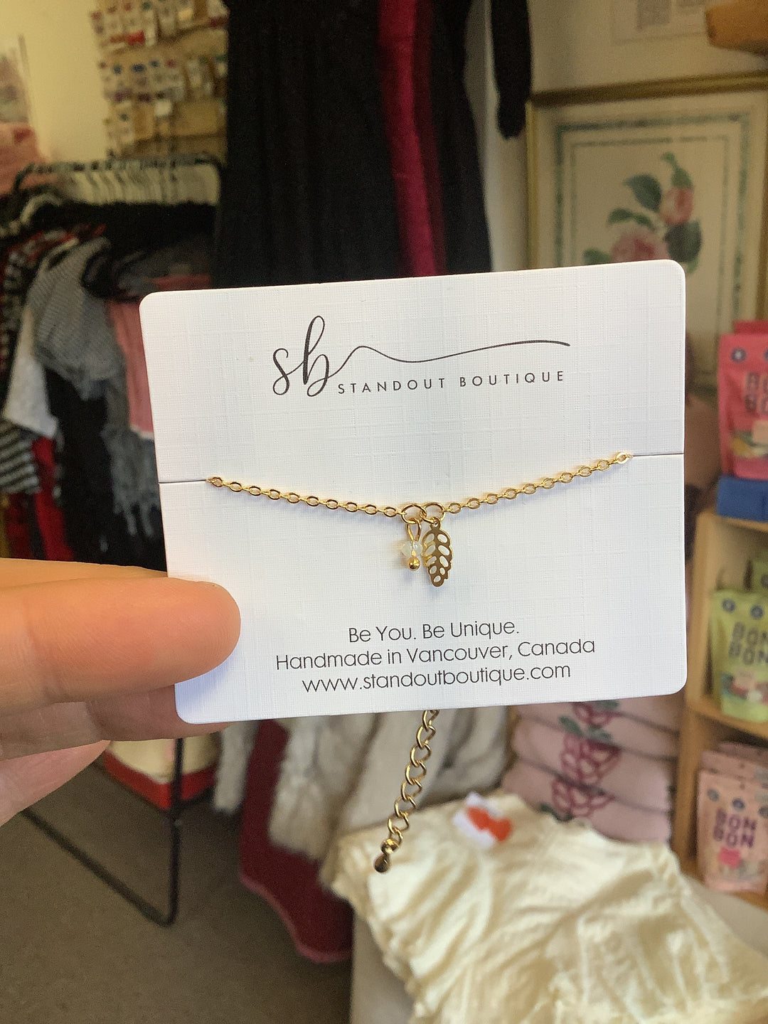 Standout Boutique Leaf Bracelet- Vancouver, BC