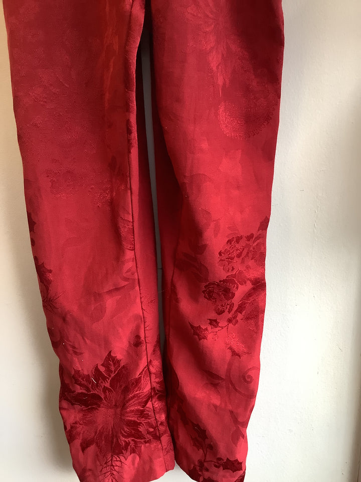 Butterflies in Ballgowns Ruby Floral Overalls