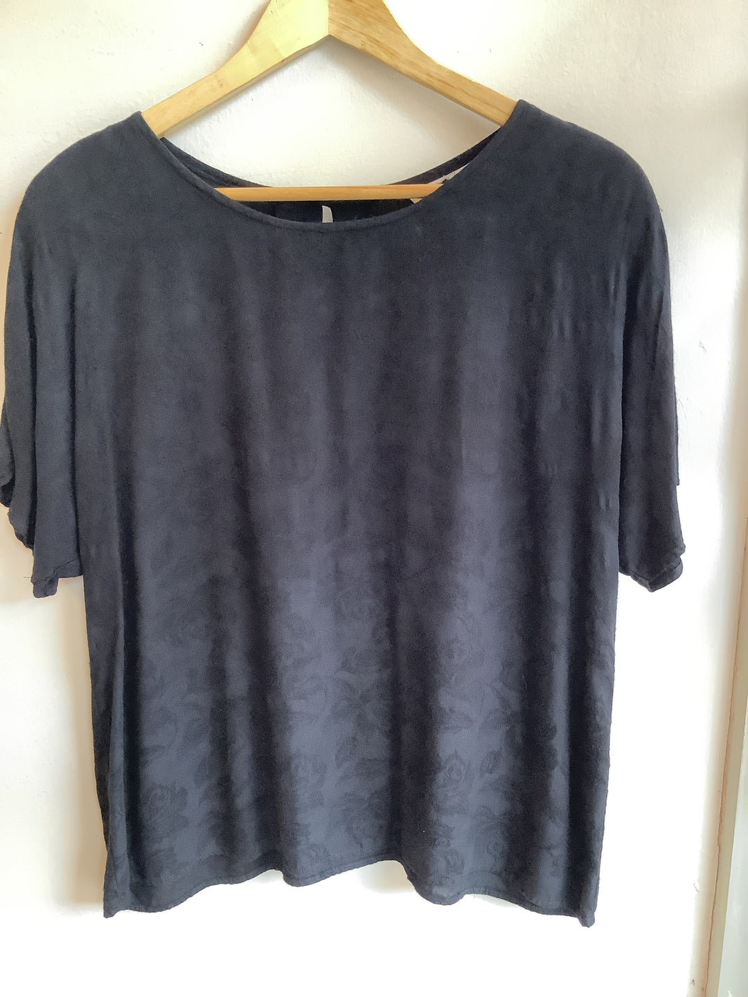 Vintage Shadow Rose Soft-Drape Tee