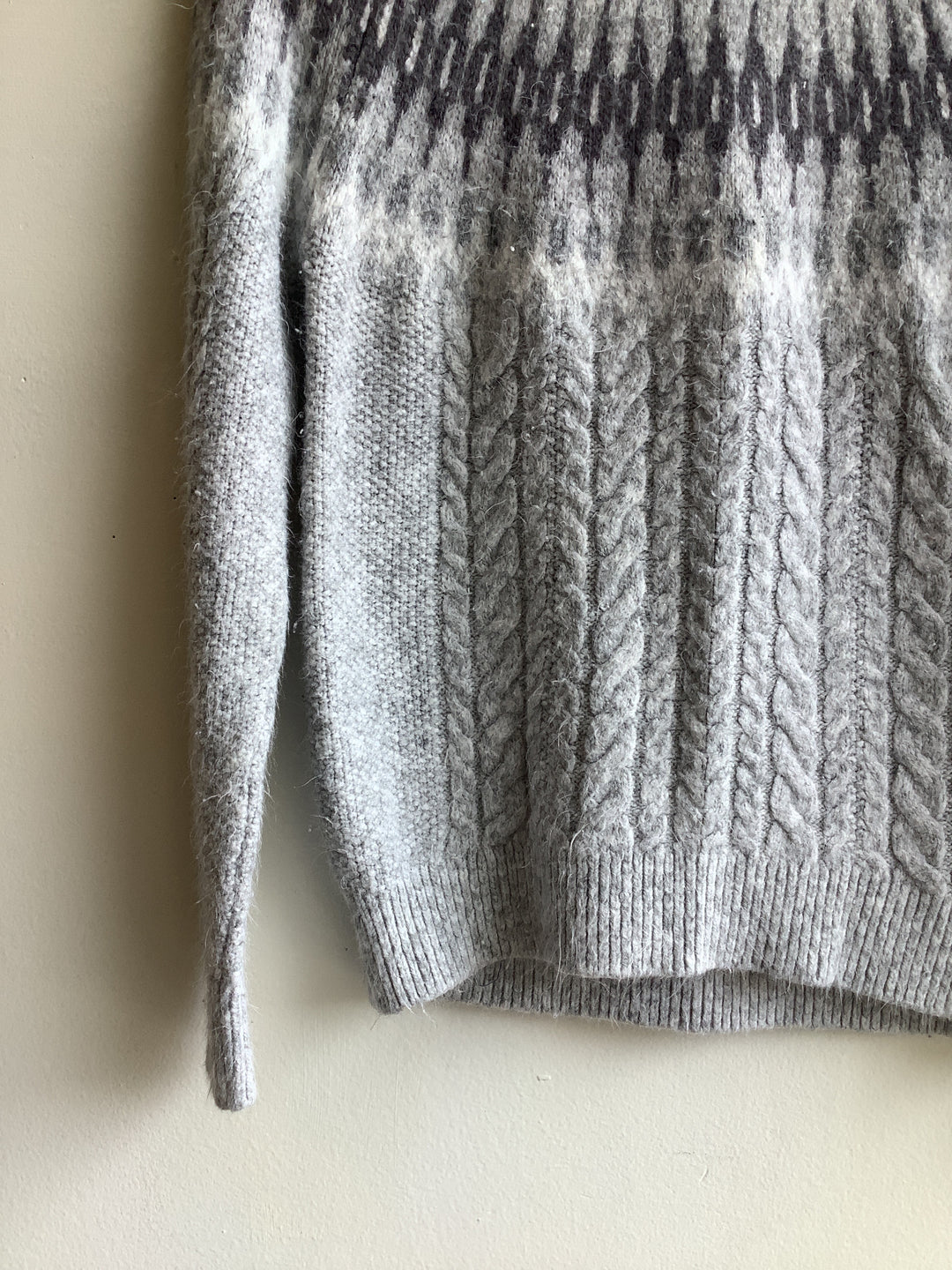 Vintage Nordic Knit Sweater