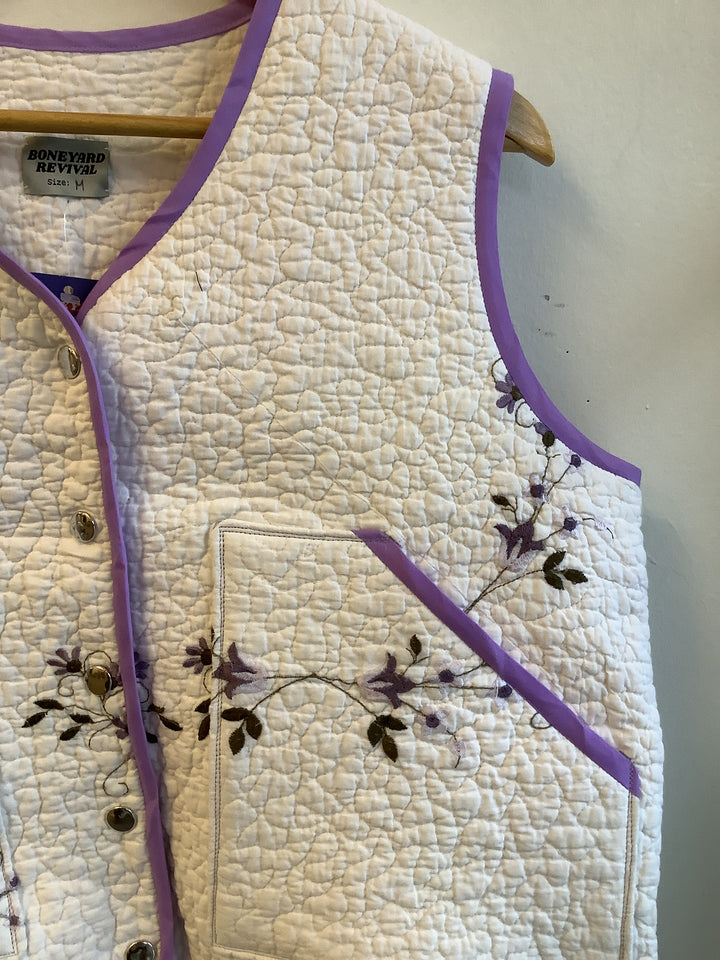 Boneyard Revival Lavender Quilted Vest- Nelson, BC