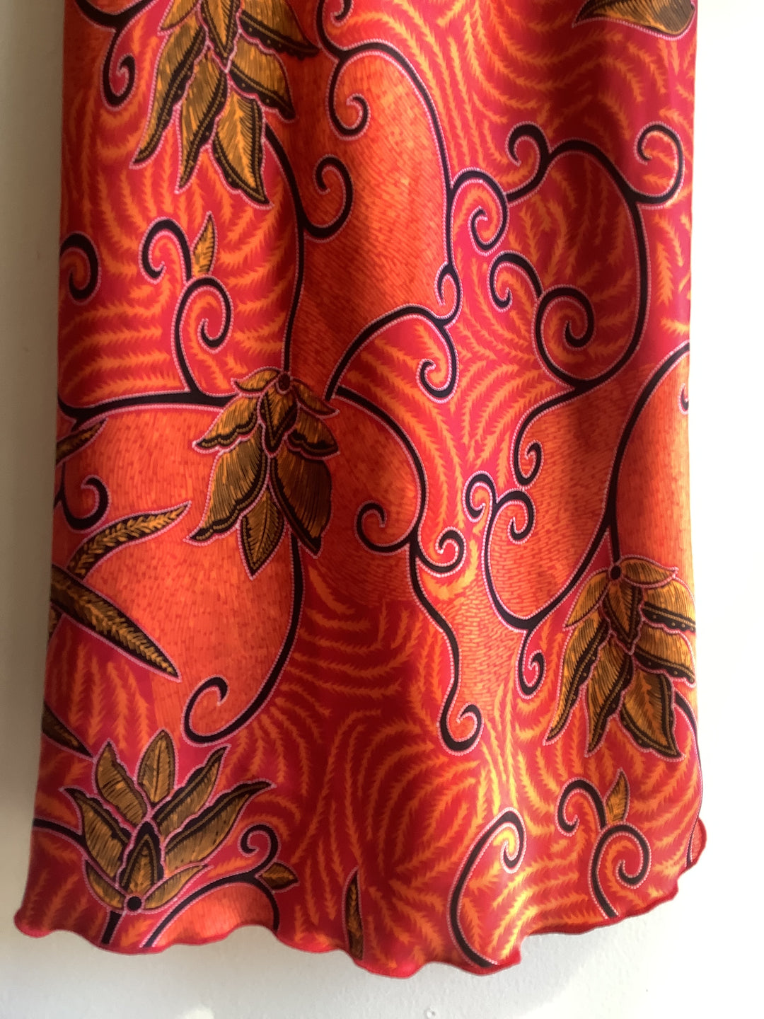 Vintage Sunset Floral Slip Dress
