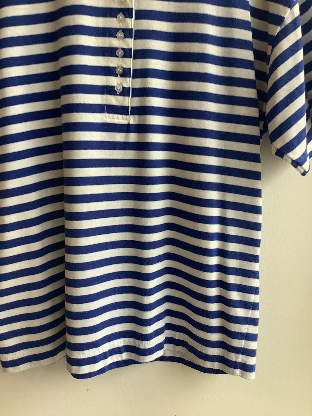 Vintage 90s Sears Tradition Breton Henley Tee