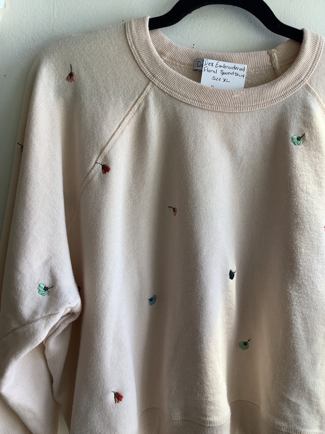 Dex Embroidered Floral Sweatshirt