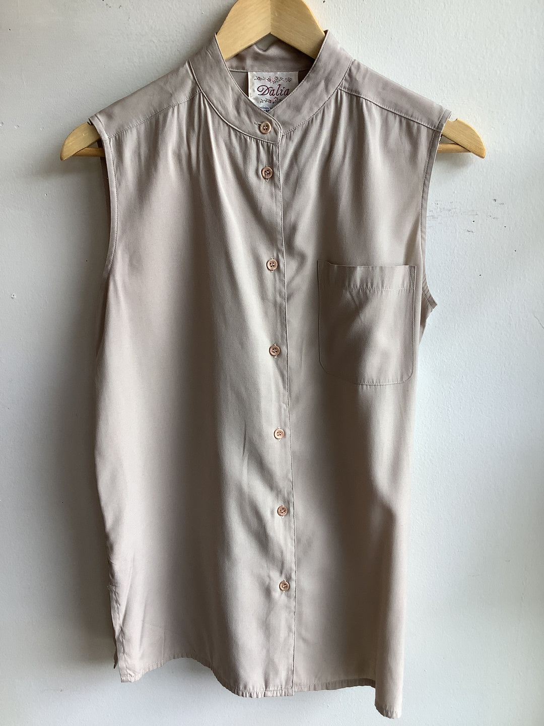 Vintage Sand Button-Up