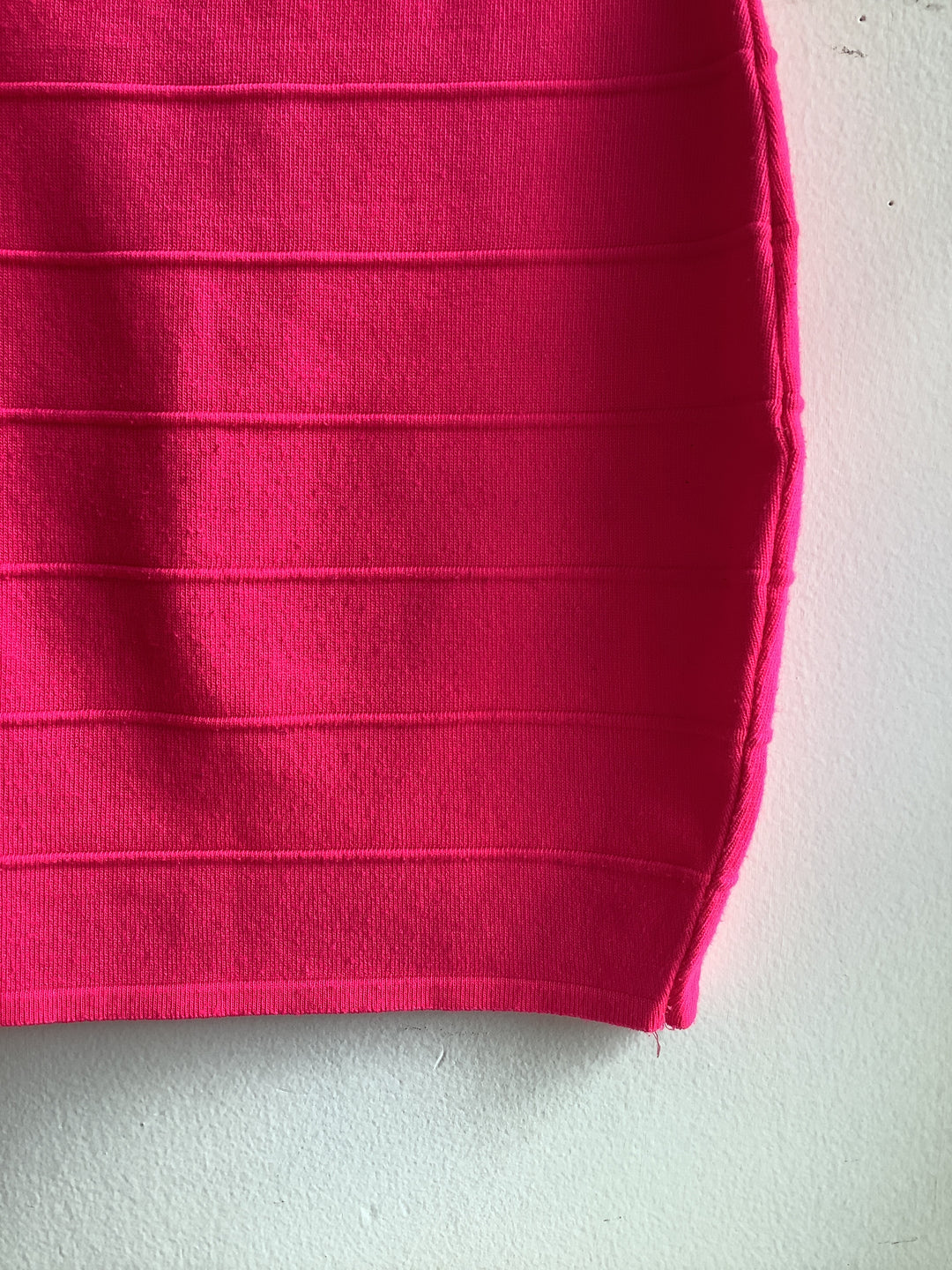 Vintage 2000s Hot Pink Bodycon Skrit