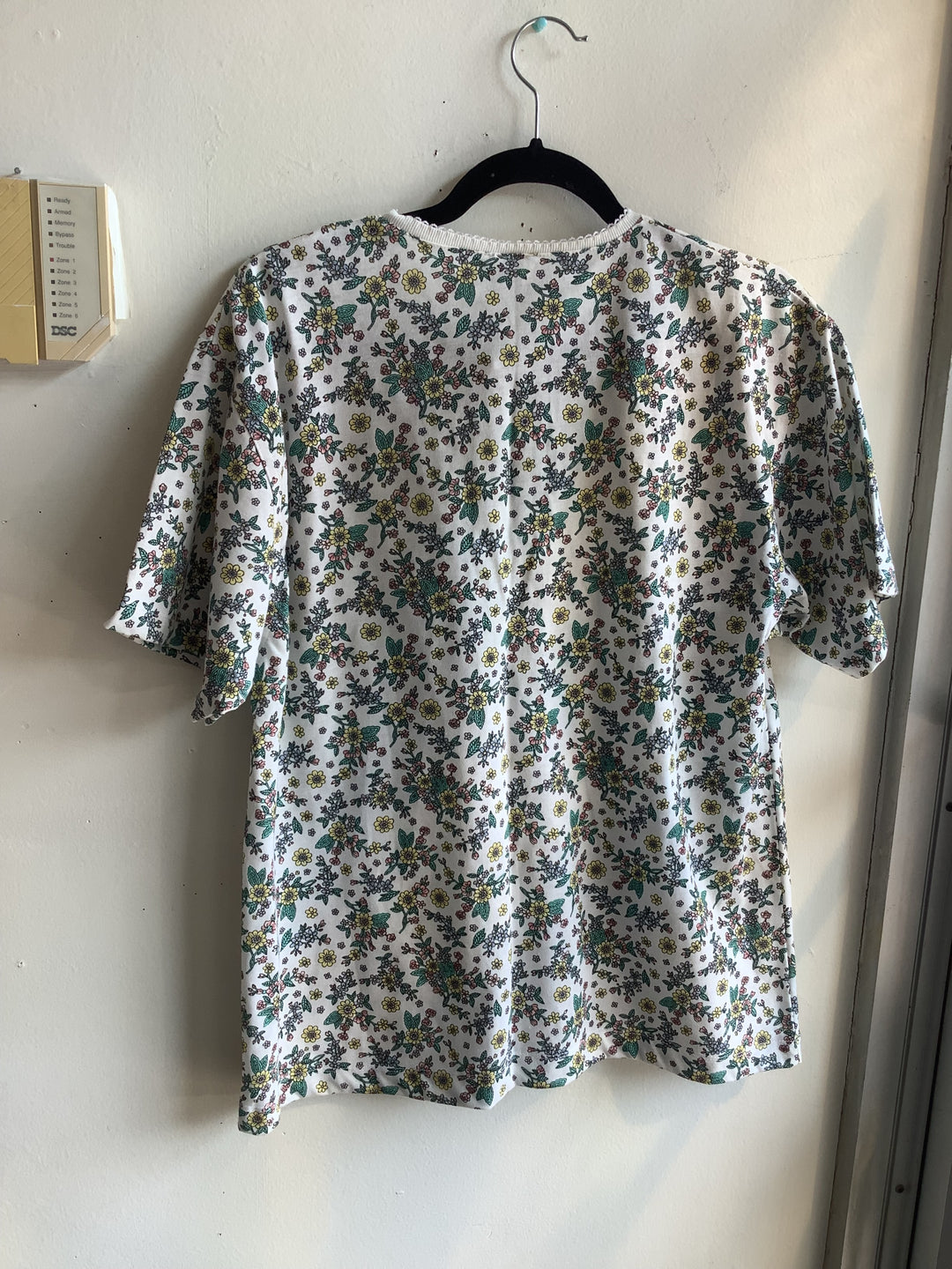 Vintage Floral Flutter Sleeve Tee