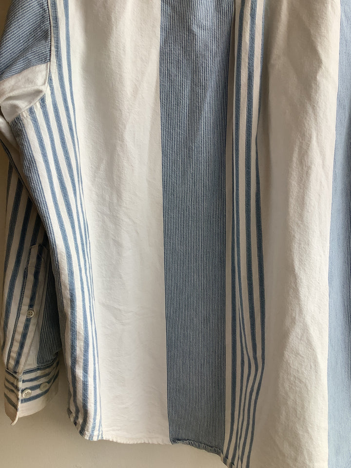 Vintage Gap Denim Striped Button-Up