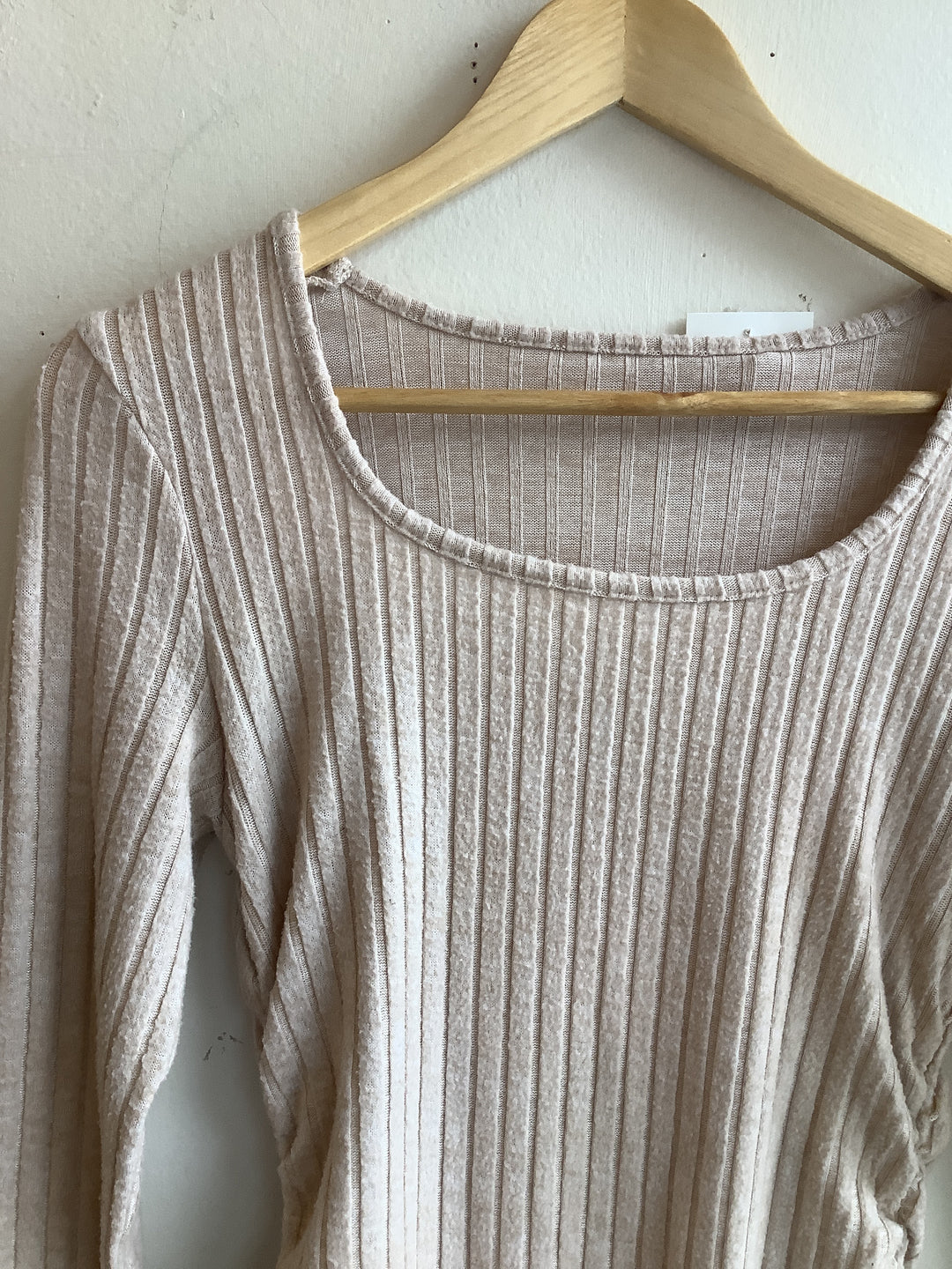 Sandstone Ribbed Midi Dress