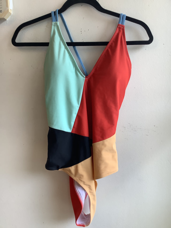 Retro ColourBlock One Piece