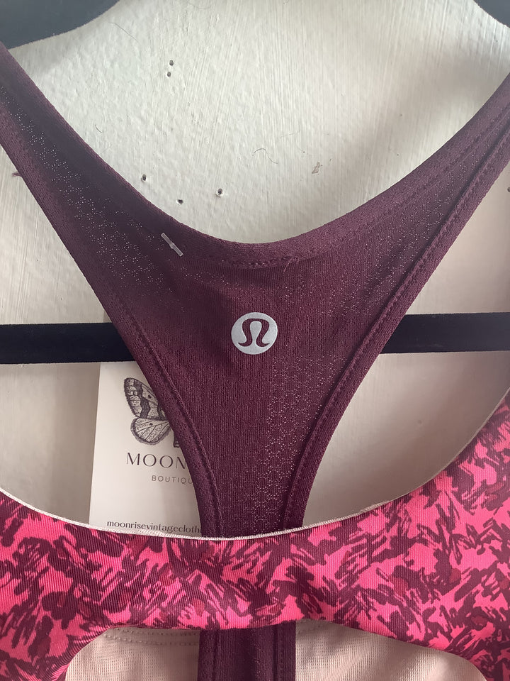 Lululemon Pink and Burgundy Tank