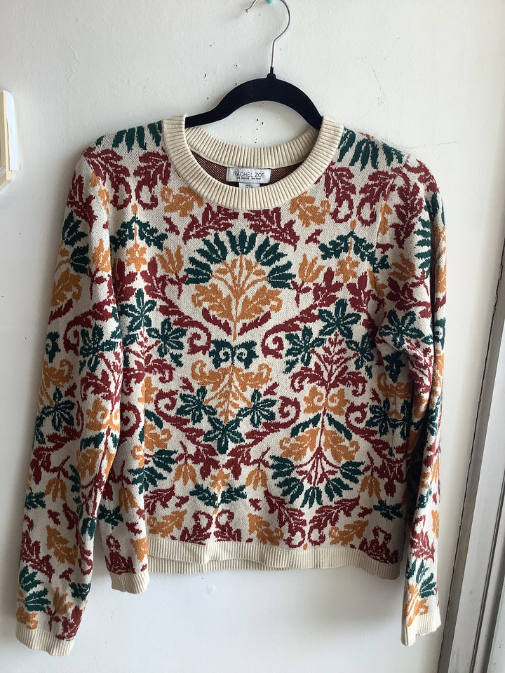 Autumn  Tapestry Knit Sweater