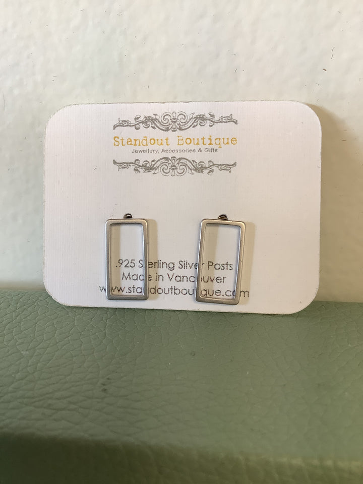 Standout Boutique Silver Neds Studs