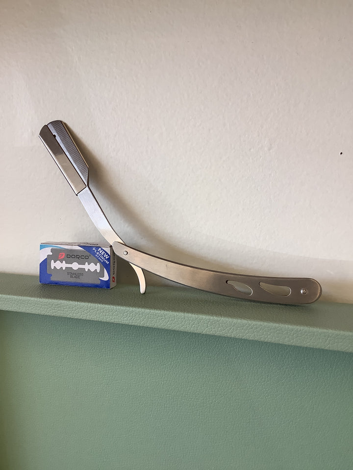 J.A.D Stainless Steel Straight Razor