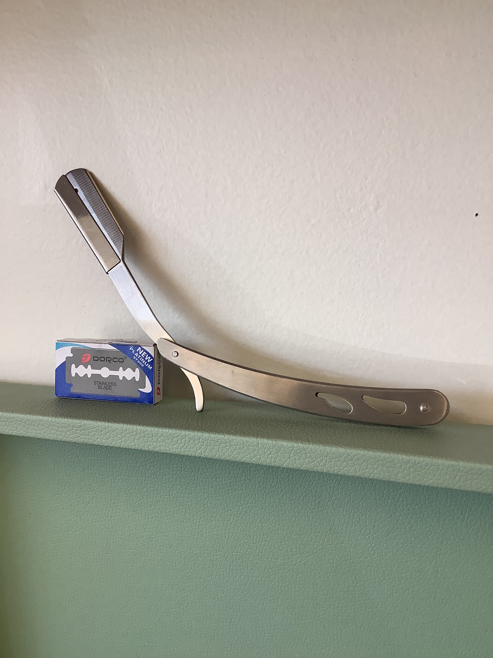 J.A.D Stainless Steel Straight Razor
