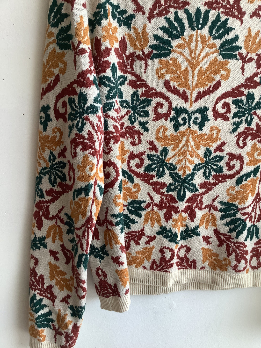Autumn  Tapestry Knit Sweater