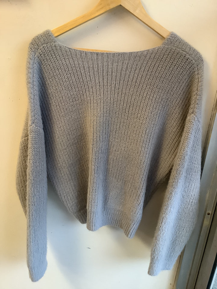 Vintage Pearl Twist Knit Sweater