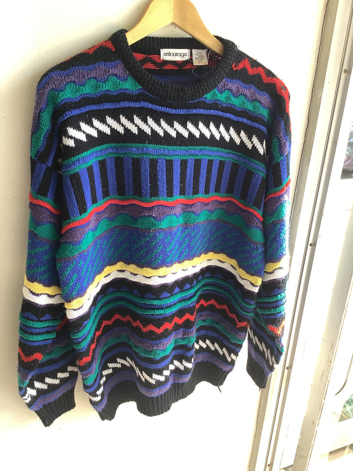 Vintage Geo Knit