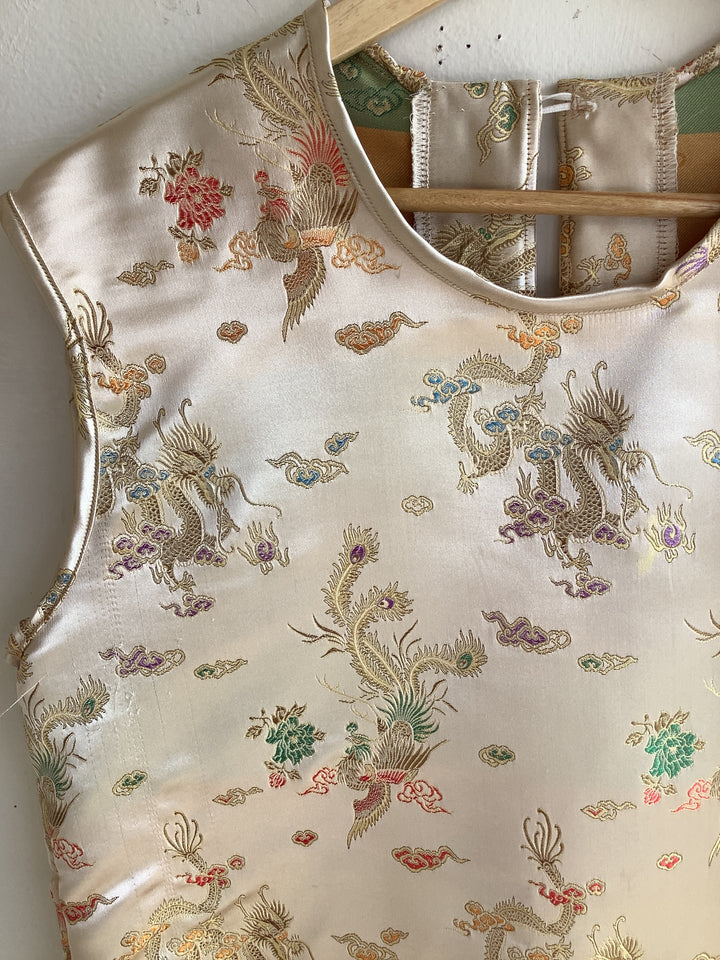 Vintage Brocade Dragon Top
