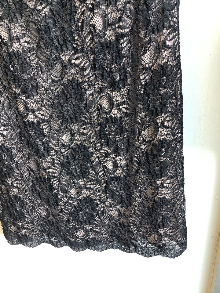 Vintage Black Lace Holiday Dress