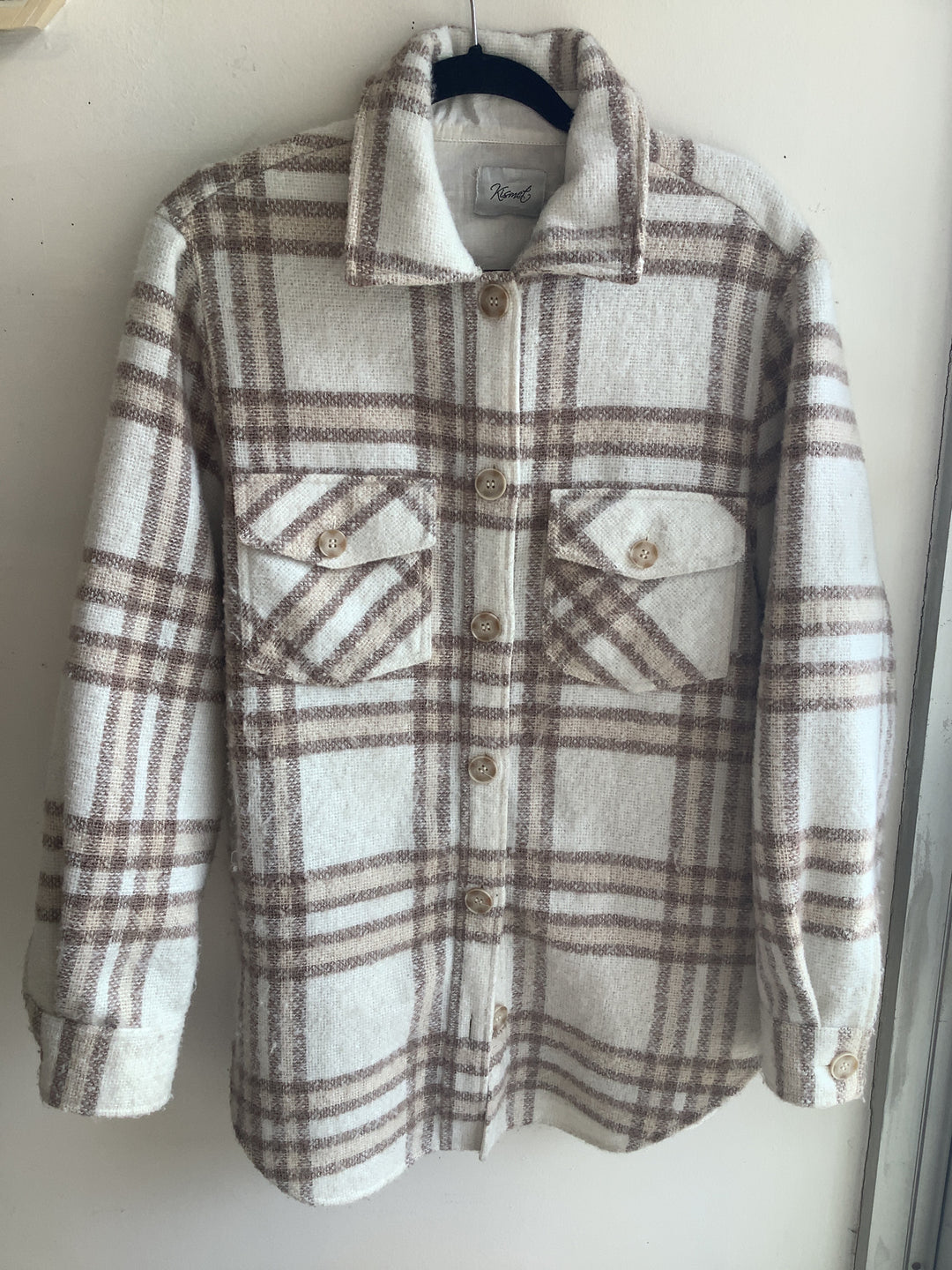 Kismet Plaid Wool Blend Jacket