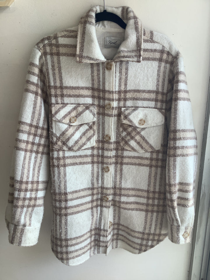 Kismet Plaid Wool Blend Jacket
