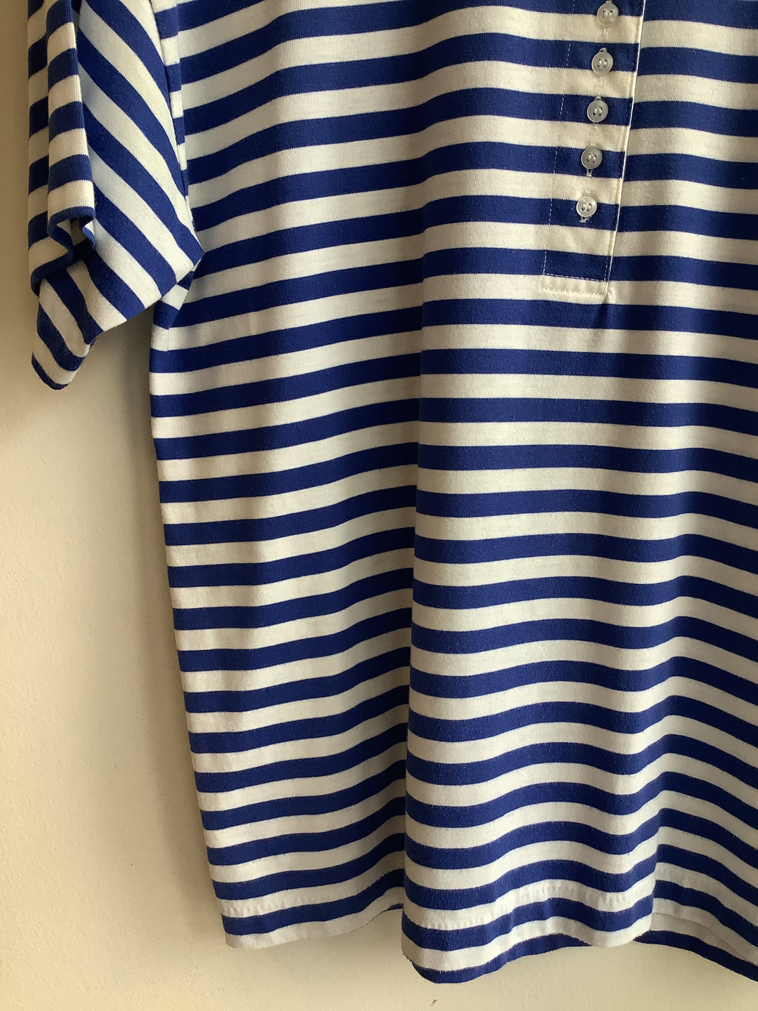 Vintage 90s Sears Tradition Breton Henley Tee