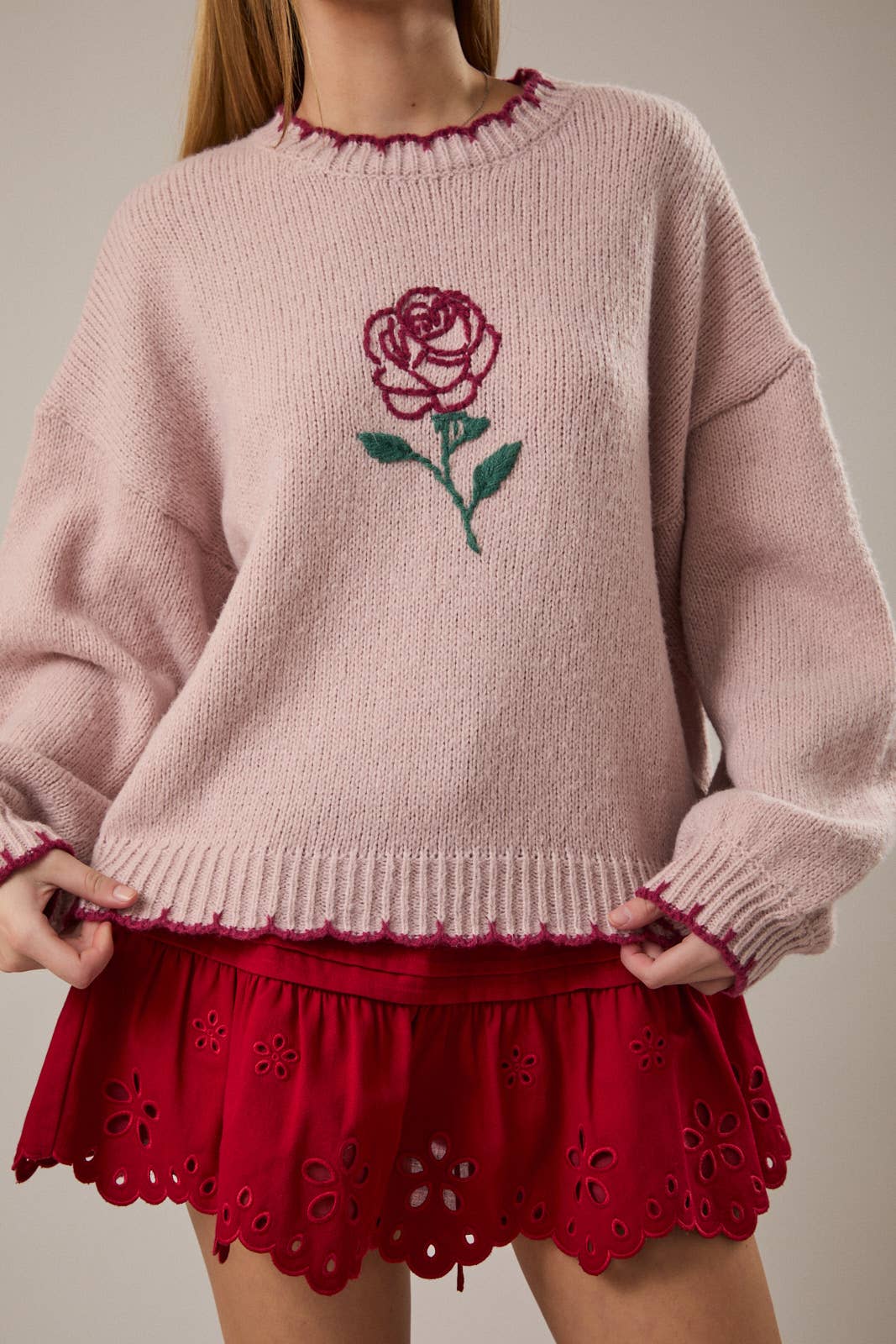 Rose Heirloom Sweater