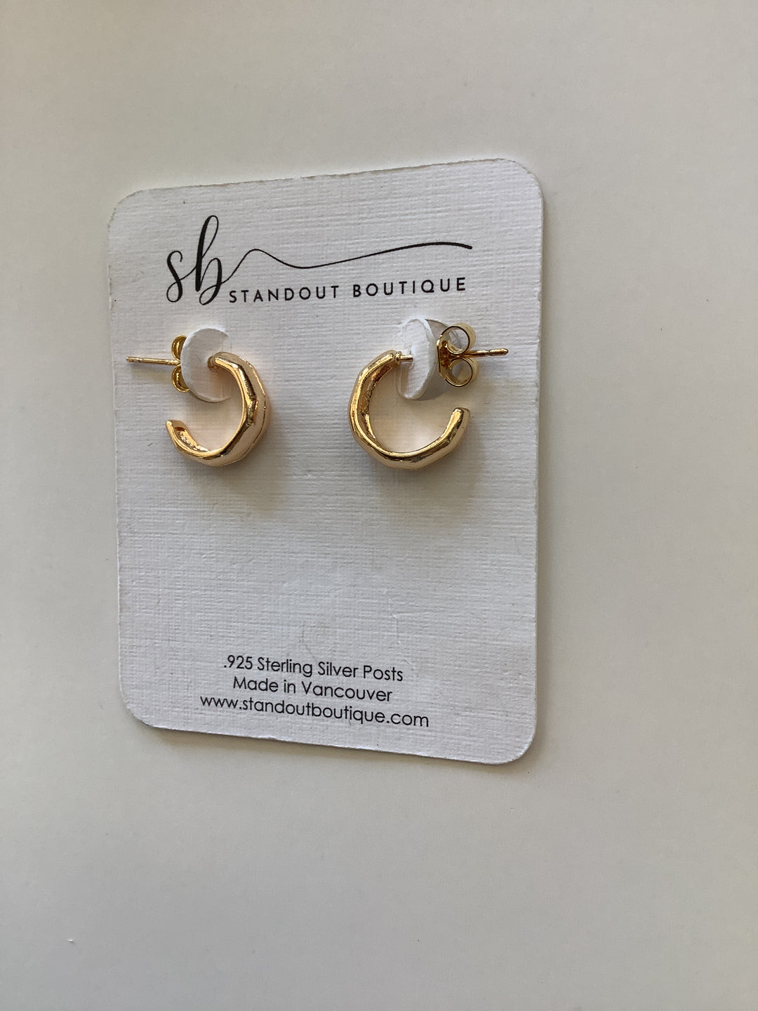 Lina Gold Earrings-Standout Boutique( Vancouver, BC)