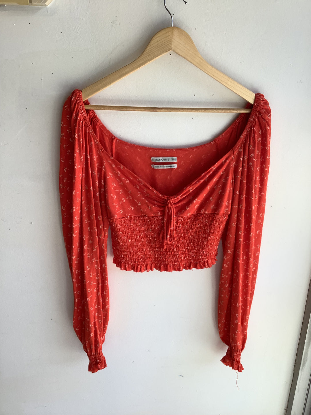 Urban Outfitters Smocked Floral Top - Ana