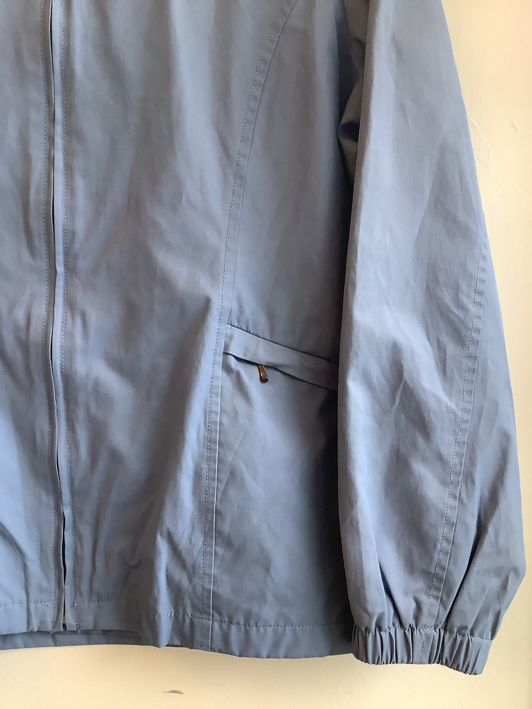 Vintage Blue Light Weight Zip Jacket