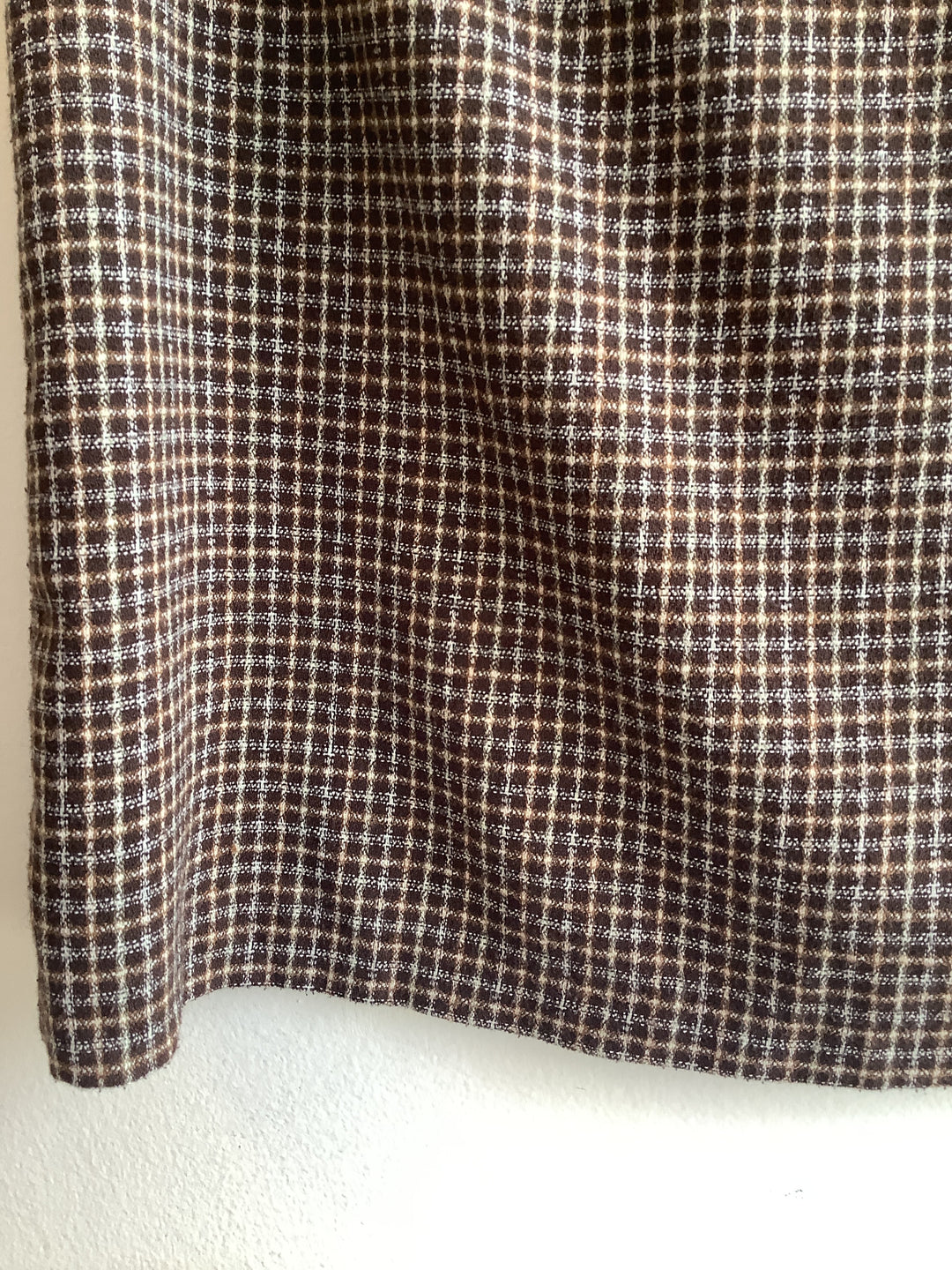 Vintage WL Sportswear Brown Wool Mini Skirt - Made in Canada