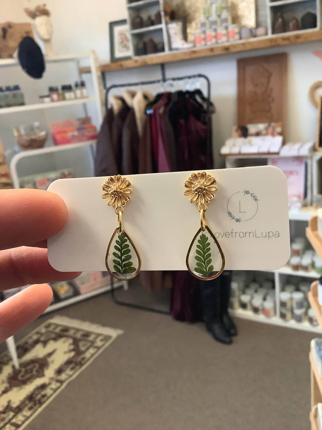 Daisy+Fern+ RaindropEarrings- Love From Lupa