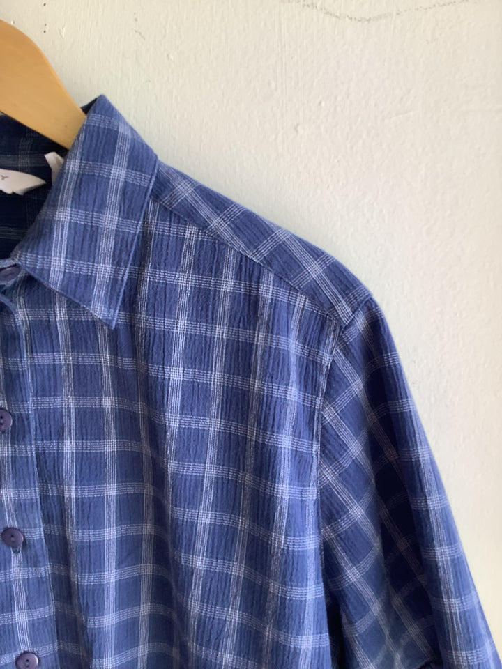 Bluebell Garden Plaid Blouse