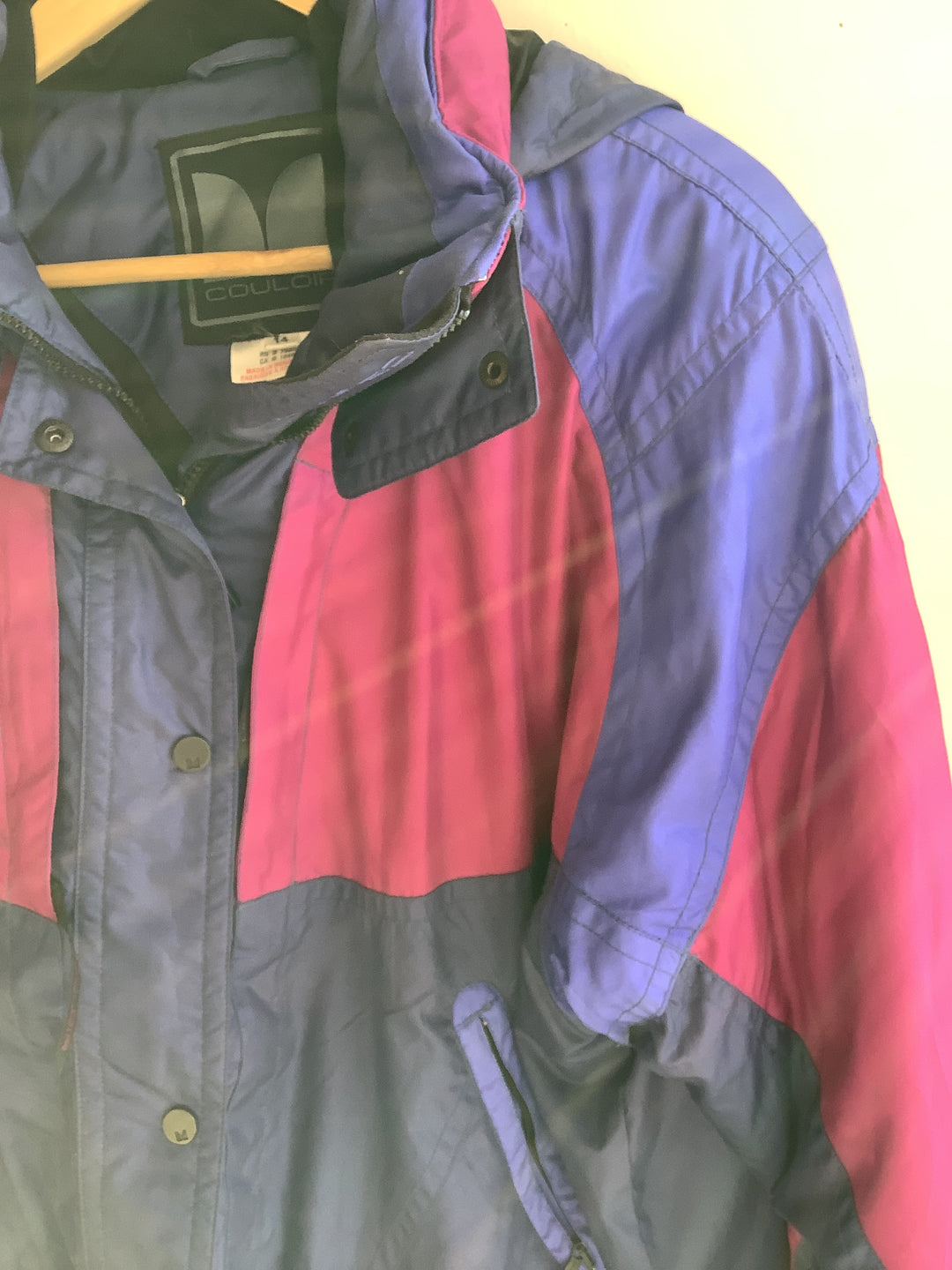 Vintage Colour block Ski Jacket