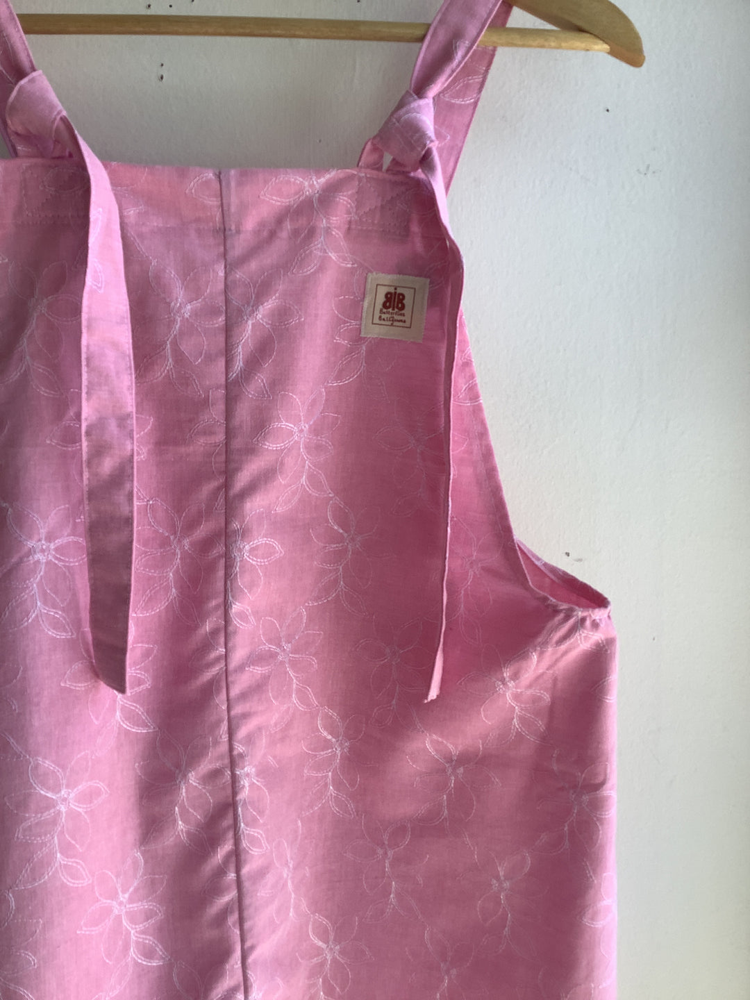 Blush Bloom Bib Dress- Butterflies in Ballgowns