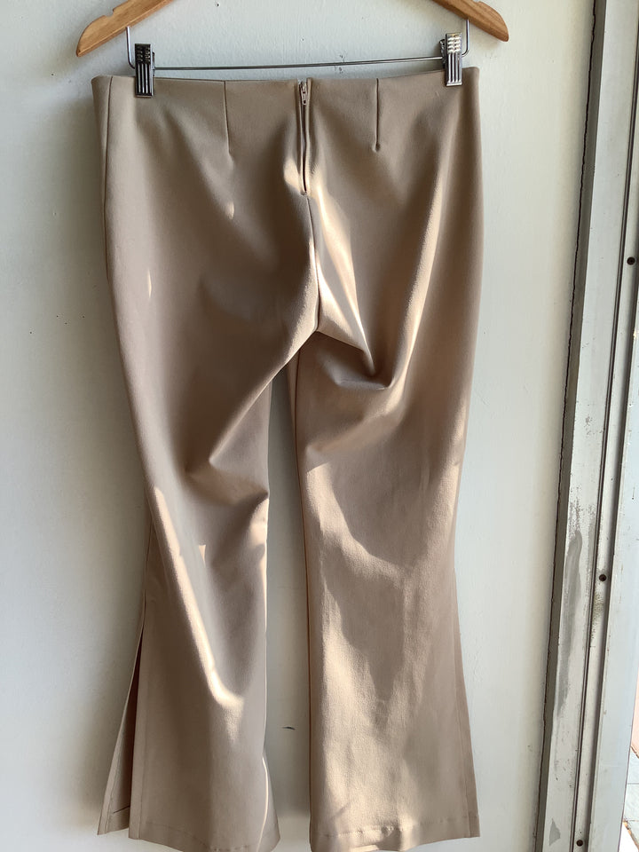 Y2K Sirens Low Rise Beige Split Pant