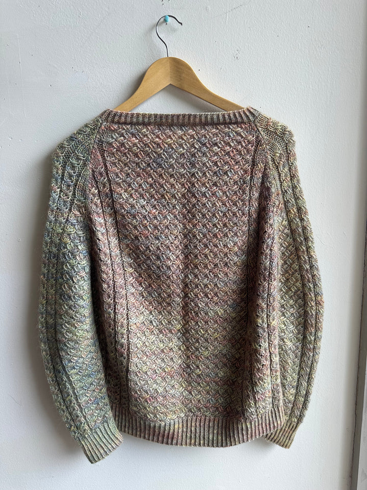 Debbie Svensson Hand Knit Jamestown Wool &amp; Mohair Sweater
