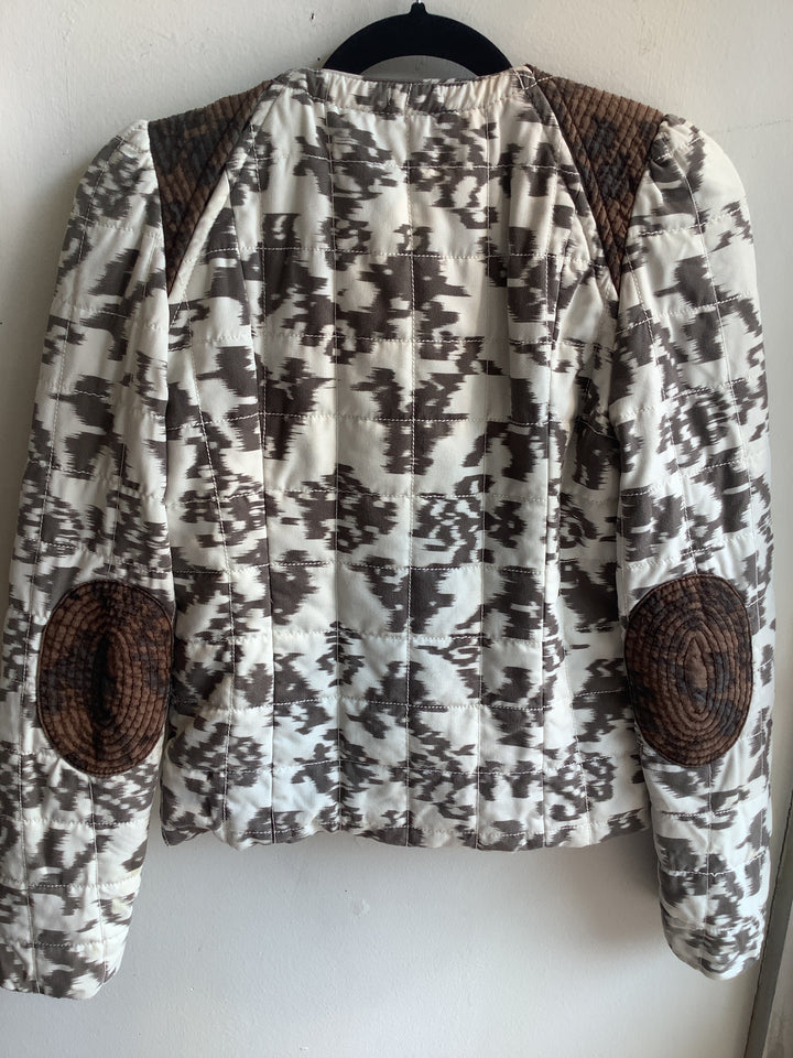 Wilfred two Quilted Ikat Print Jacket