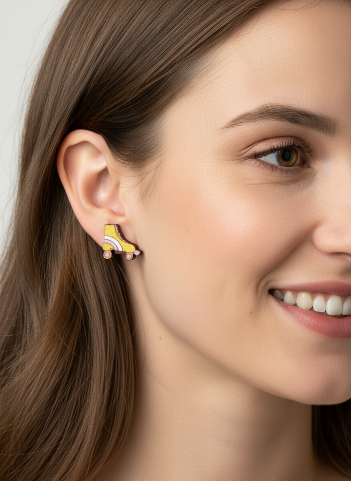 Sick Chick Gold Roller Skate Studs #35